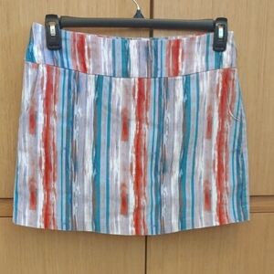 PETITES Multi Color Skort SZ 8P By Zac And Rachel